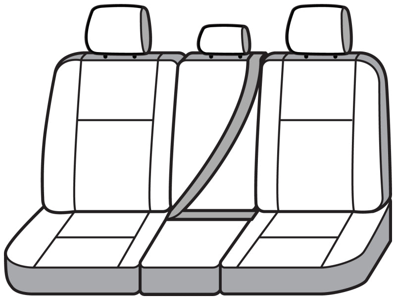 Covercraft 21-24 Ford Expedition Endura PrecisionFit Custom Second Row Seat Covers - Black/Charcoal