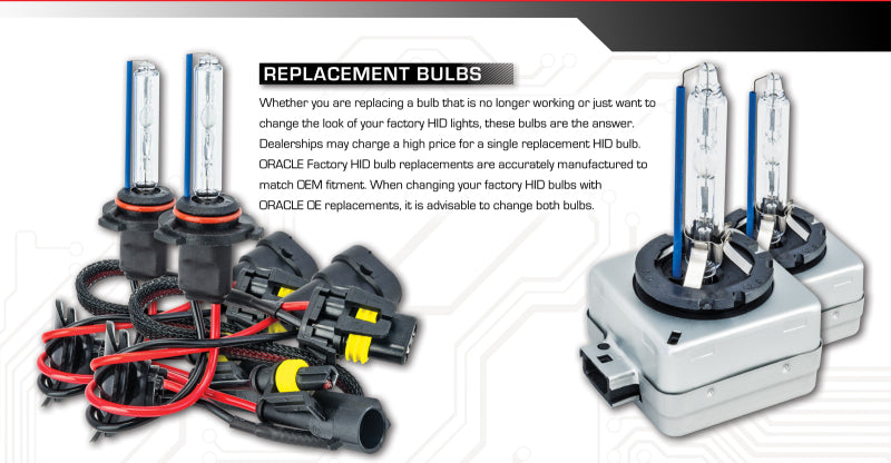 Oracle D2R Factory Replacement Xenon Bulb - 10000K