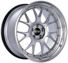 BBS LM-R 19x10 5x120 ET20 Diamond Silver Center Diamond Cut Lip Wheel -82mm PFS/Clip Required
