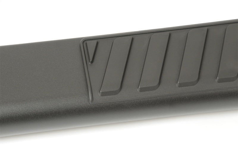 Dee Zee 99-23 Chevrolet/GMC/Dodge/Ford  Full Size Truck Tubes - 6In Oval - Black Steel (CrewCab)