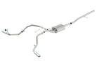 Borla 14 Silv/Sierra C/B Exhaust S-Type 1500 5.3L V8 AT/MT 2&4WD Ext Cab Split Side Exit