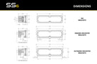 Diode Dynamics SS6 Sport White Spot Standard ABL (pair) 6000K