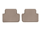 WeatherTech 2019+ Audi A4/S4/A5/S5 Rear (2nd Row) FloorLiners - Tan (Sedan & Sportback)