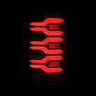 AlphaRex 14-18 GMC Sierra 1500/2500HD/3500HD LUXX-Series LED Tail Lights Blk w/Actv Light & Seq. Sig