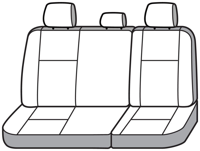 Covercraft 18-24 Jeep Wrangler Endura PrecisionFit Custom Second Row Seat Covers - Red/Black