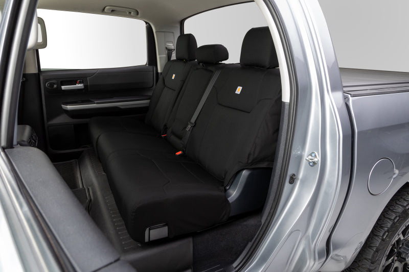Covercraft 19-24 Chevrolet Silverado Carhartt PrecisionFit Custom Second Row Seat Covers - Blk