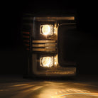 AlphaRex 17-19 Ford F-250/350/450/550  Super Duty PRO-Series Proj Headlights Black w/SeqSig & DRL