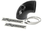 aFe Magnum FORCE Intake Coupling Kit (3-3/4 IN ID x 90 Deg.) Elbow Coupler - Black