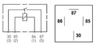 Hella Relay Mini Iso 4 Pole 12V Spst