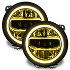 Oracle Jeep Wrangler JL/JT RGB+W Headlight DRL Kit - ColorSHIFT w/ Simple Controller