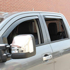 Westin 2016-2018 Nissan Titan XD/Titan In-Channel Wind Deflector 4pc - Smoke