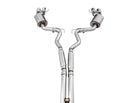 AWE Tuning 2018+ Ford Mustang GT (S550) Cat-Back Exhaust - Touring Edition (Quad Chrome Silver Tips)