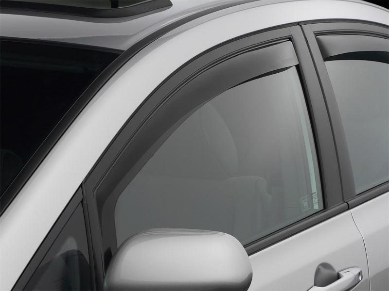 WeatherTech 06-11 Honda Civic Hybrid Front Side Window Deflectors - Dark Smoke