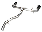 AWE Tuning 19-23 BMW 330i / 21-23 BMW 430i Base G2X Track Edition Axle-Back Exhaust - Diamond Black