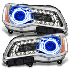 Oracle 11-14 Chrysler 300C NON HID LED Halo Headlights Chrome Housing - Blue