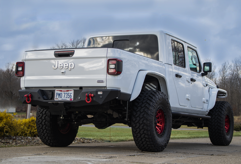 Fishbone Offroad 2In Receiver Hitch Mounted Step - Black Powdercoat Steel
