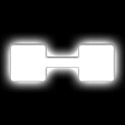 ORACLE Lighting Universal Illuminated LED Letter Badges - Matte Wht Surface Finish - H