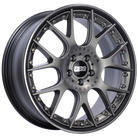 BBS CH-RII 20x8.5 5x120 ET32 Satin Platinum Center Black Lip SS Rim Prot Wheel -82mm PFS/Clip Req