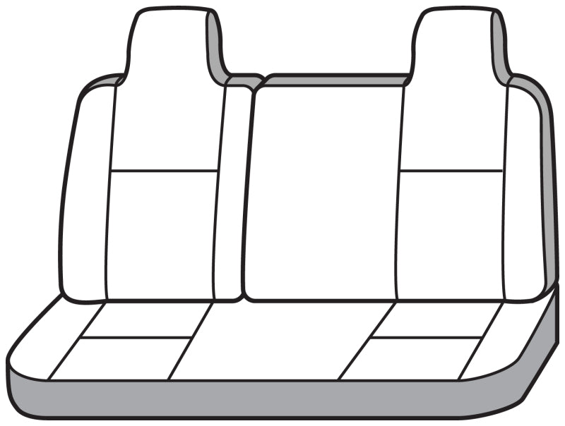 Covercraft 12 GMC Canyon Polycotton SeatSaver Custom Second Row Seat Covers - Charcoal