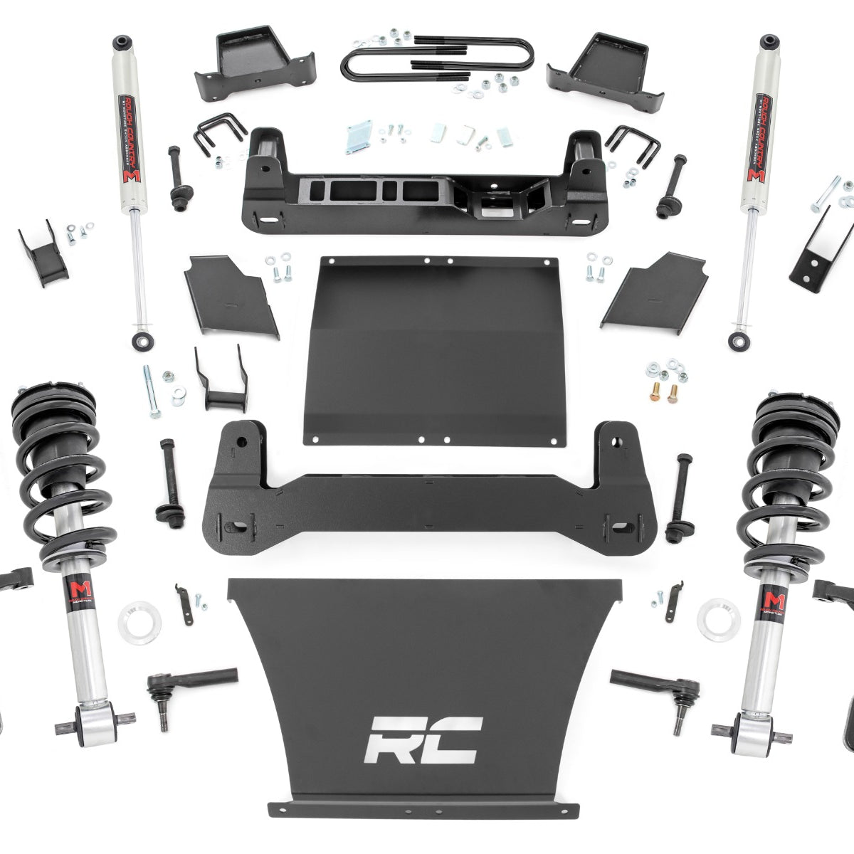 Rough Country 6 Inch Lift Kit | M1 Struts/M1 | Chevy Silverado 1500 4W ...