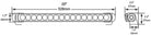 Hella LED Lamp Light Bar 9-33V 470/19in DRV MV ECE