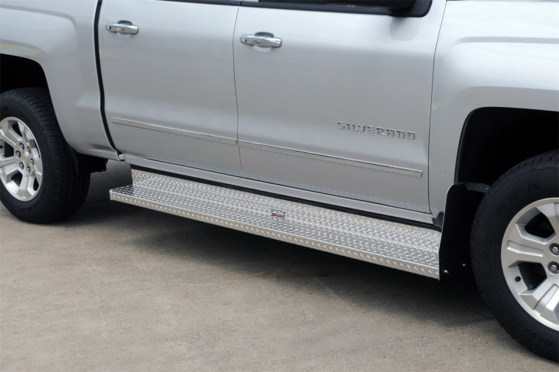Dee Zee 09-21 Chevrolet/GMC Express/Savana Van Running Board Cab Section Brite-Tread Aluminum