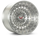 Vossen LCX-04 24x12 - 8x165.1 - ET44 - Ultra Deep - 125.1 - Brushed Gloss Clear Wheel