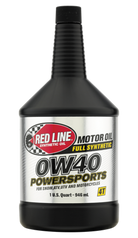 Red Line 0W40 Motor Oil Quart (For Four-Stroke Dirt Bikes/ATVs/Powersports Applications)