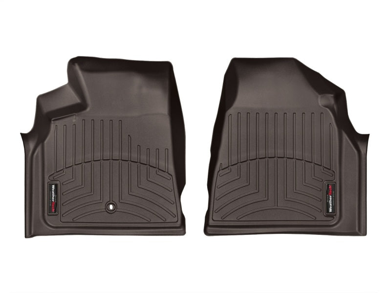 WeatherTech 08-16 Buick Enclave Front FloorLiner - Cocoa (Fits Vehicles w/ Oval Twist Retention)