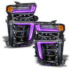 Oracle 2021 Chevy Silverado HD 2500/3500 RGB+W Headlight DRL Upgrade Kit ColorSHIFT 2