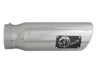 aFe Diesel Exhaust Tip Bolt On Polished 4in Inlet x 5in Outlet x 15in