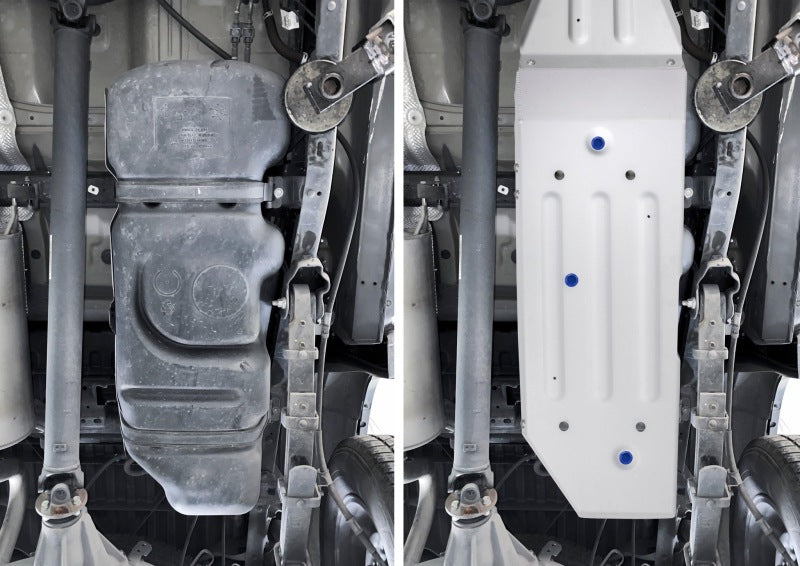 Rival 2016-2023 Toyota Tacoma 3Gen   Aluminum Gas Tank Skid Plate
