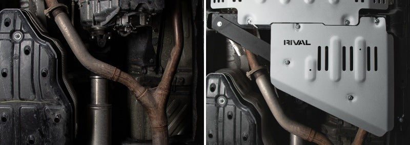 Rival 21-26 Toyota Tundra i-Force 21-25 Toyota Tundra i-Force Max Aluminum Transfer Case Skid Plate