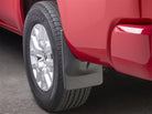 WeatherTech 22-23 Nissan Frontier D41 (No Pro-X/Pro-4X) No Drill Rear MudFlaps - Black
