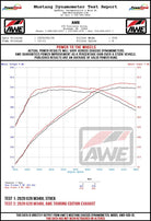 AWE Tuning 2019+ BMW M340i (G20) Track Edition Exhaust - Quad Diamond Black Tips