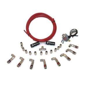 Snow Performance 1/8in NPT Female to 4AN Male Low Profile Straight Nozzle Holder