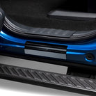 Putco 99-16 Ford SuperDuty Crew Cab w/ SUPERDUTY Etching (4pcs) Black Platinum Door Sills