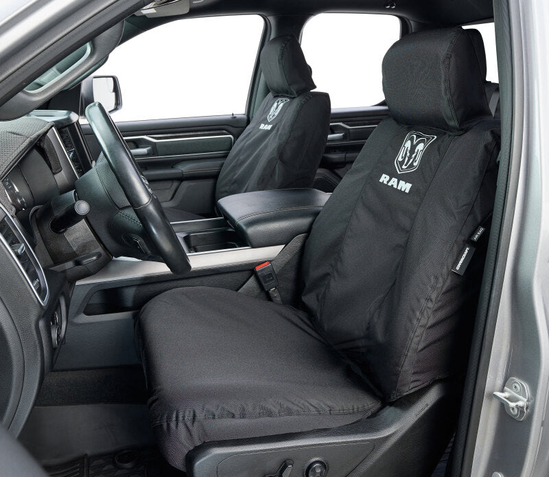 Covercraft 19-24 Dodge Ram 2500/3500/4500 Fr Bucket Endura LogoSeatSaver Front Row Seat Covers