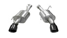 Corsa 2005-2010 Ford Mustang Shelby GT500 5.4L V8 Black Xtreme Axle-Back Exhaust