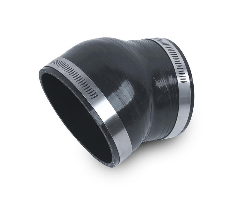 Airaid U-Build-It - 4in x 3in Coupler w/ Clamps - Silicone