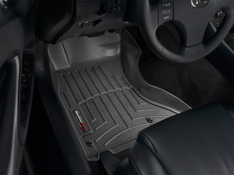 WeatherTech 06-13 Lexus IS Front FloorLiner - Black
