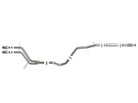 aFe Takeda 2-1/2in to 3in SS-304 Cat-Back Exhaust w/ Polished Tips 13-17 Hyundai Veloster L4-1.6L