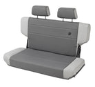 Bestop N-Tumble Seat 97-06 Jeep Wrangler TJ Rear Trailmax Fold (Center Fabric Insert Charcoal/Gray)