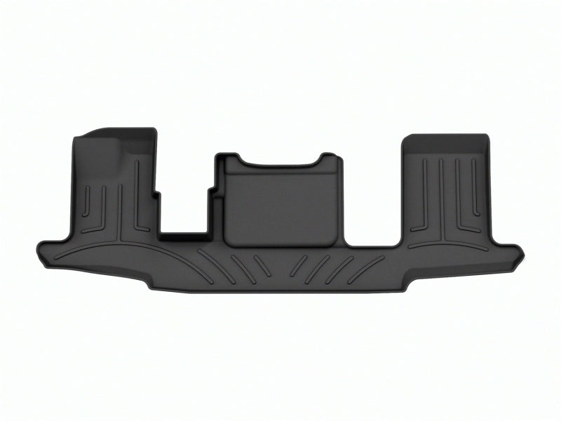 WeatherTech 22-24 Infiniti QX60 / 22-24 Nissan Pathfinder (Captains Chairs) Rear FloorLiner HP - Blk
