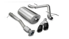Corsa 10-10 GMC Sierra Denali 6.2L V8 3in Cat-Back Single Side w Twin 4in Black Pro-Series T