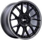 BBS CH-RII 21x10.5 5x112 ET17 CB66.5 Black Center Platinum Lip SS Rim Prot Wheel -82mm PFS/Clip Req