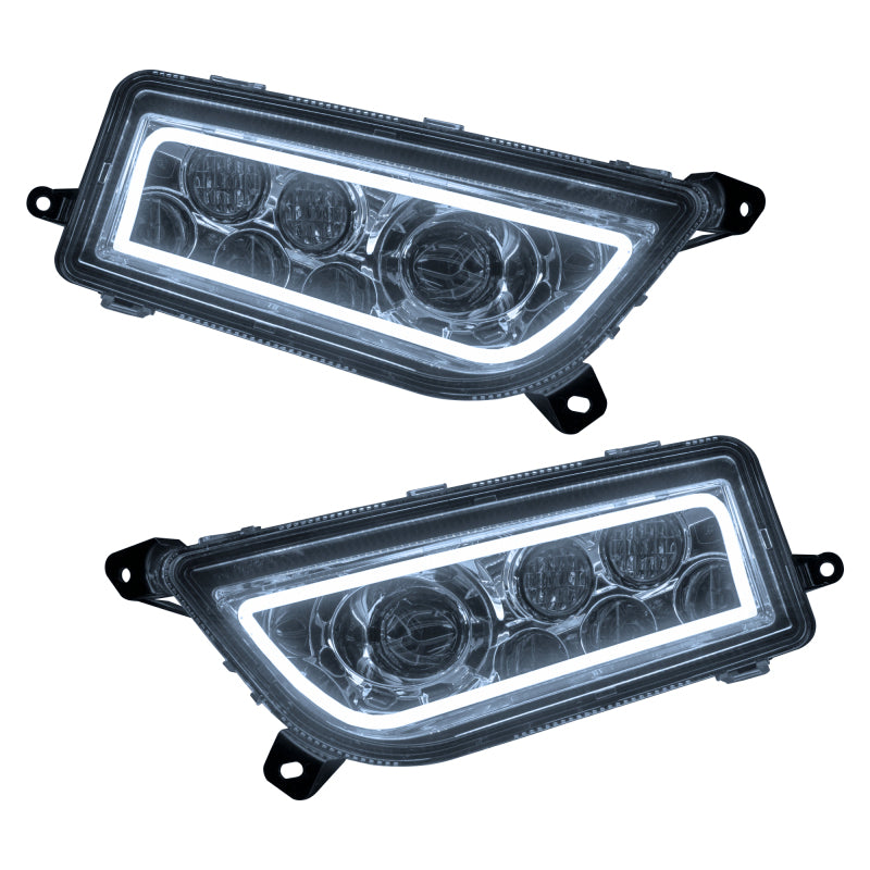 Oracle 14-21 POLARIS RZR 1000 XP Headlight Halo Kit - ColorSHIFT