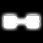 ORACLE Lighting Universal Illuminated LED Letter Badges - Matte Wht Surface Finish - X