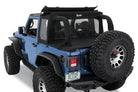 Bestop 18-23 Jeep Wrangler JL 2-Door Halftop Soft Top (Premium Black Twill)