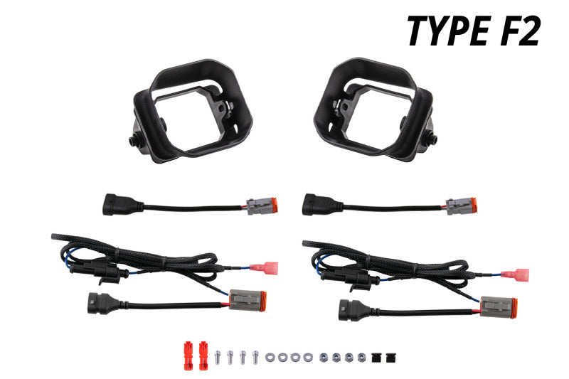 Diode Dynamics SS3 Ram Horizontal Fog Light Mounting Bracket Kit